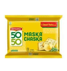 BRITANNIA 50-50 MASKA CHASKA BISCUITS 120G