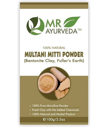 MR Ayurveda Best Selling Multani Mitti Powder Face Pack Masks 100 gm