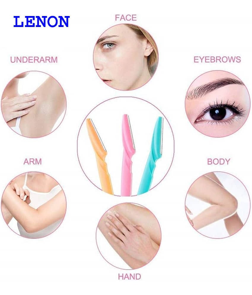 Lenon Beauty Multipurpose Face Razor, Under Arms And Lag Razor Disposable Razor Pack of 6 Razor