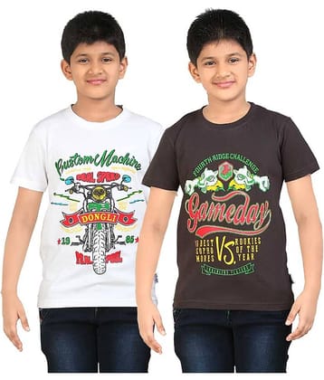 Dongli Pack of 1 Boys Cotton Polo T-Shirt ( Multi Color )