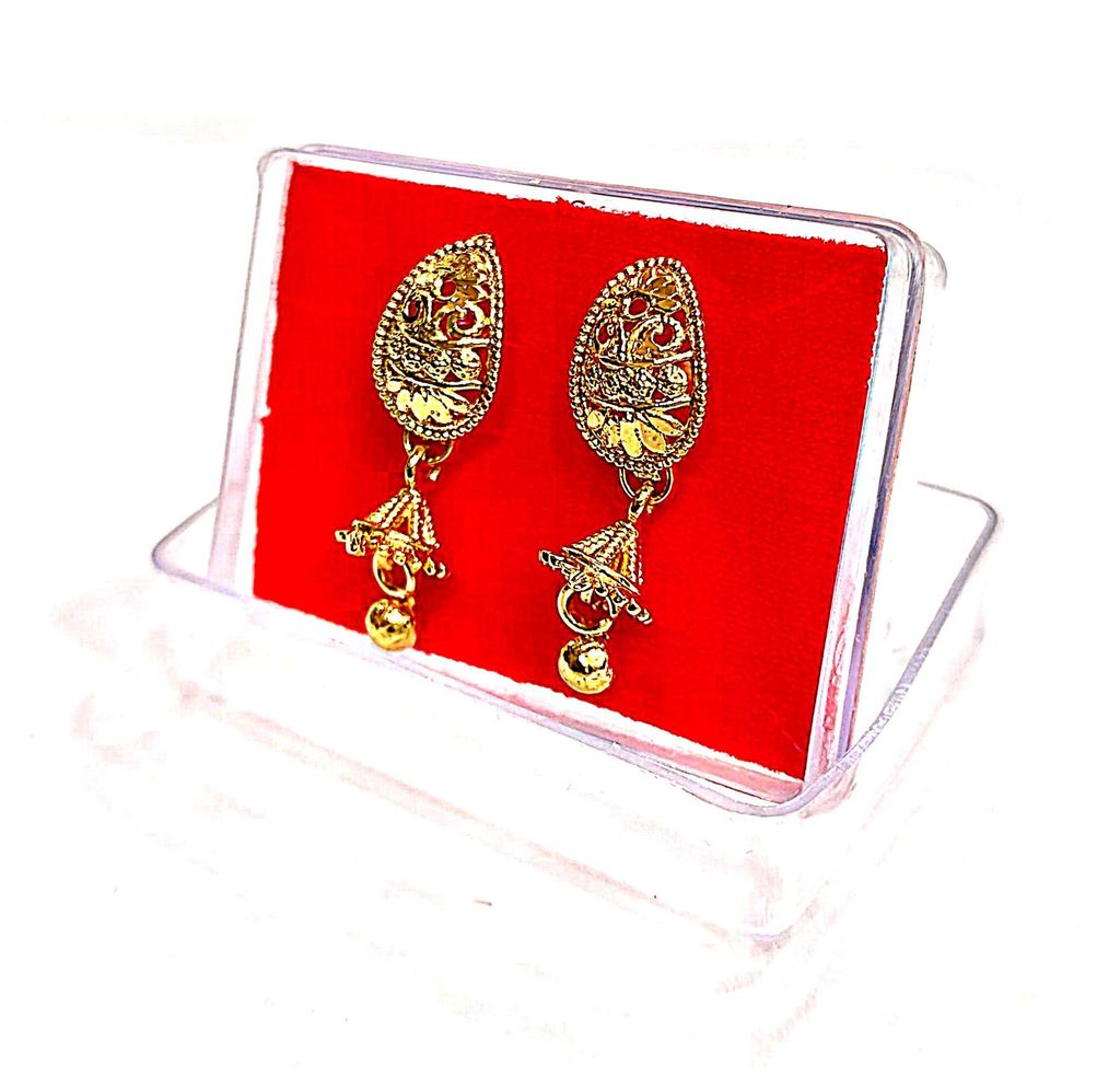 Golden Dangle and Drop Earrings