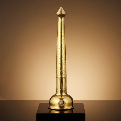 Brass Showpiece Mashal, Height : 15 Inch (BSMAS1435 E)