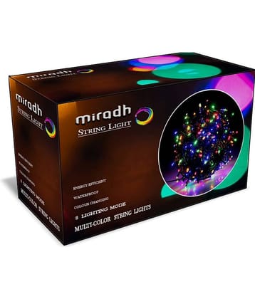 MIRADH - Multicolor 15Mtr String Light ( Pack of 1 )