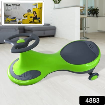 Premium Kids Play Swing Car Kids Ride on Toy (1 Pc / Mix Color)