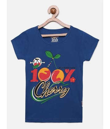 Sinimini Pack of 1 Girls 100% Cotton T-Shirts ( Multi )