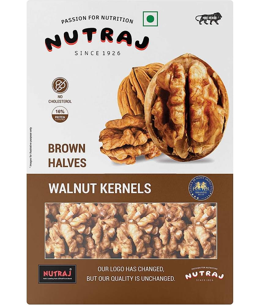 Nutraj Brown Halves Walnut Kernels 250g, Akhrot Giri 250g