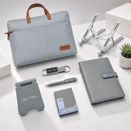 Premium 7-in-1 Personalized Executive Gift Hampers