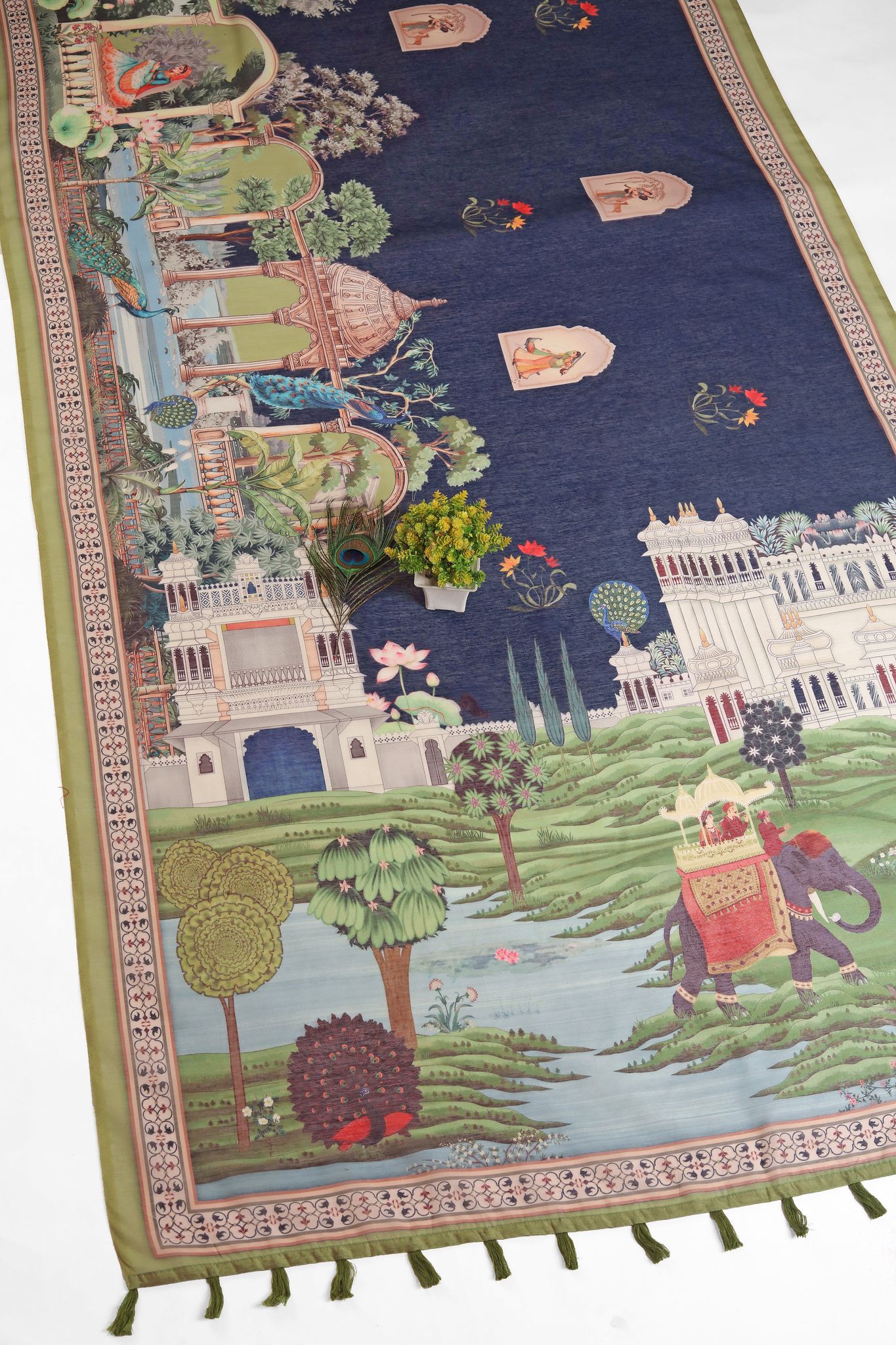 Baagh Mahal Chanderi Saree