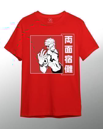 JuJutsu Kaisen - Sakuna T-Shirt-Small / Red