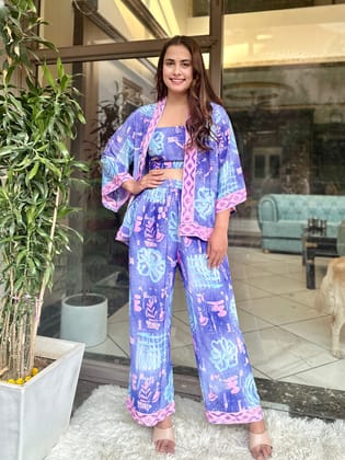Sky Purple 3 Piece Set-L