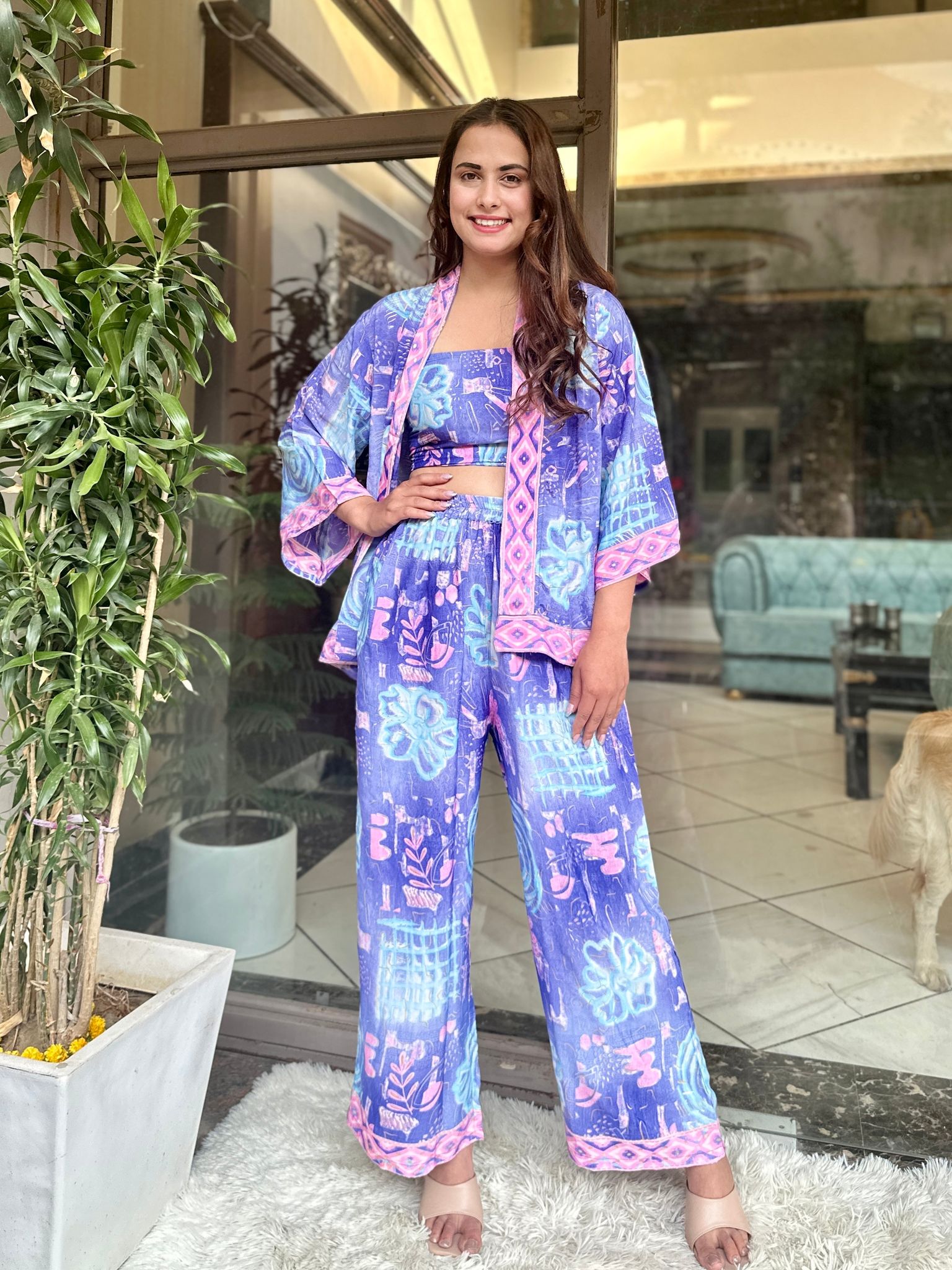 Sky Purple 3 Piece Set-L