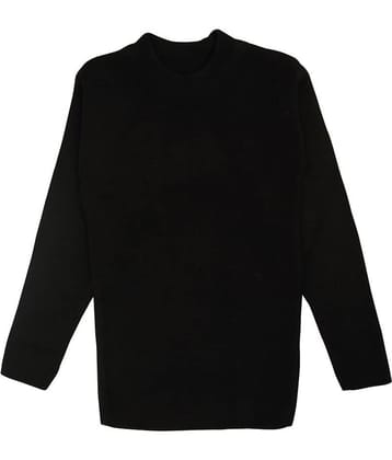 NEUVIN Single Baby Girls Woollen Pullover ( Black )