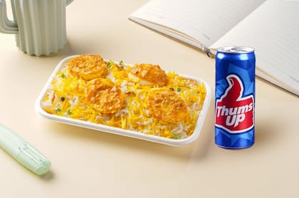 Egg Biryani & Thums Up Combo