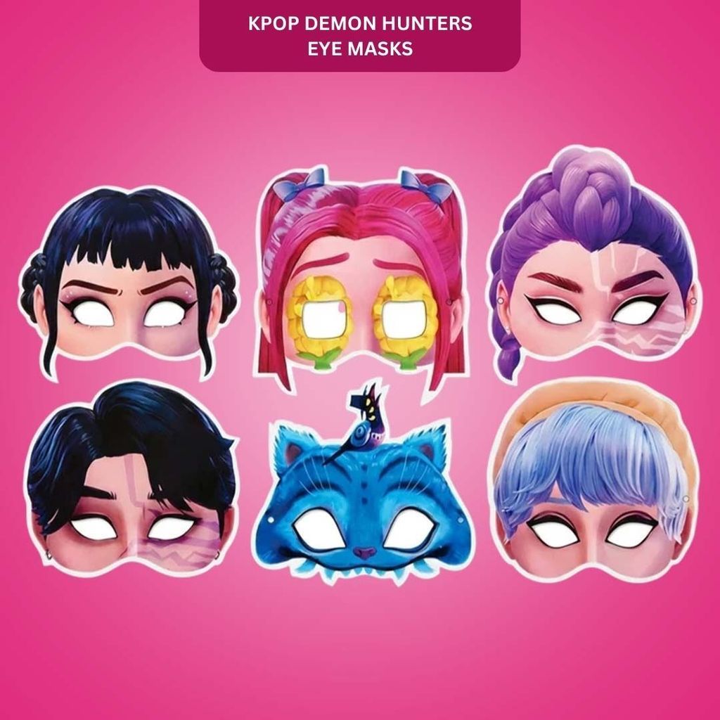 Kpop Demon Hunters Eye Masks - 6PC - Party and Festive Needs | Buy online on ZillyBuy