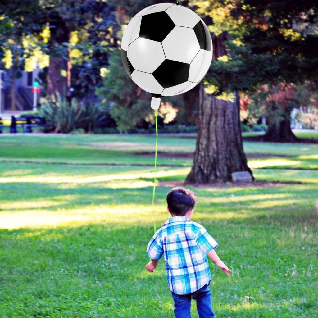 Soccer Shaped Round Orbz Balloon - Party and Festive Needs | Buy online on ZillyBuy
