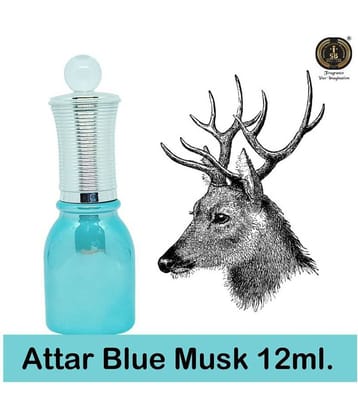 INDRA SUGANDH BHANDAR Attar For Men|Religious Use|Women Blue Musk Rare, Real & Original Musky Long Lasting Fragrance 12ml Rollon Fancy Pack