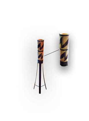 bamboo flower stand vase (large) long flower vases