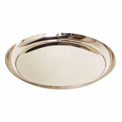 Pure Bronze Plate, Kansa Plate 11 Inch (BCMAS158 E)