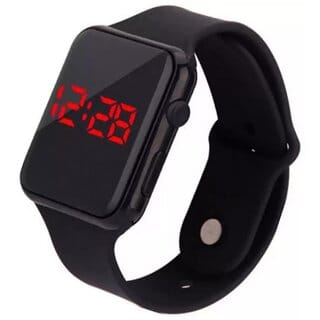 Tecita T50 Black Digital Sport LED Dispaly Brand Digital Square Watch