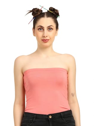 Gen Z Bamboo Tube Top for Women – Soft, Breathable & Sustainable Fit | Peach