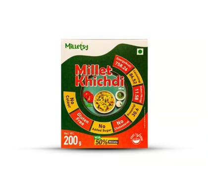 Milletsy Millet Khichdi Instant Mix (Activated)