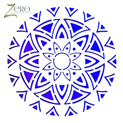 Imported Stencils- 5"*5"- Graphic Mandala Pattern Background 1