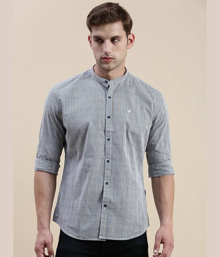 Showoff Cotton Blend Regular Fit Checks Full Sleeves Men's Casual Shirt - Multi ( Pack of 1 )