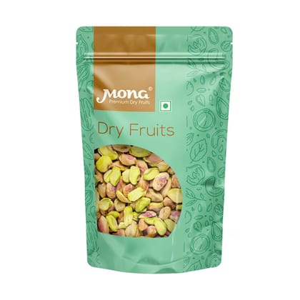 Mona Premium Shelled Pistachios (Pista) - Fresh Dry Fruits for Healthy Snacking
