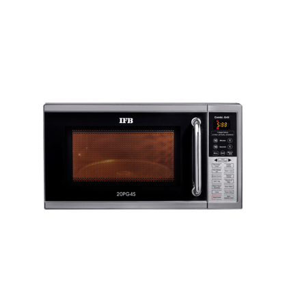 IFB 20PG4S Grill Microwave 20 L | Metallic Silver