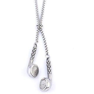 Earphone Design Pedant with Chain