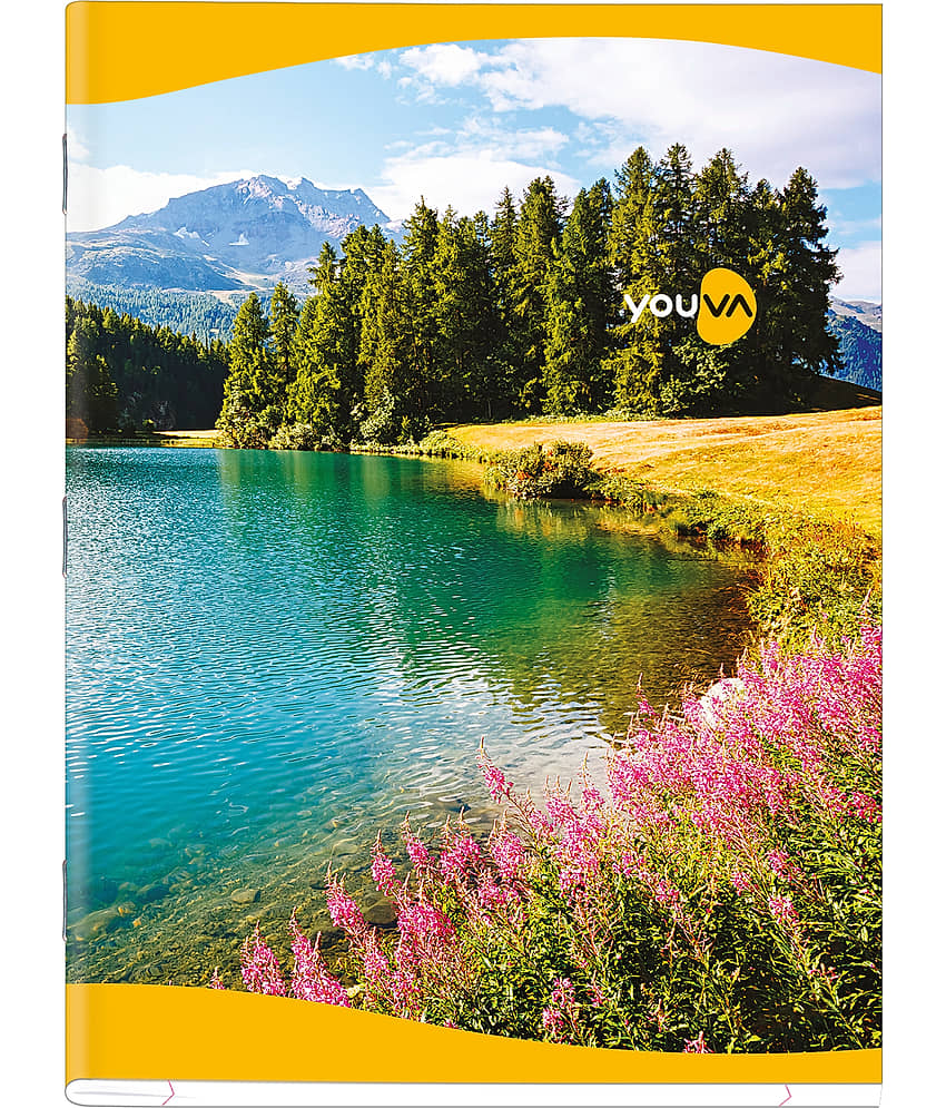 Navneet Youva | Soft Bound Attractive Design Notebook | Jumbo Size 18 cm x 24 cm | Single Line | 172 Pages | Pack of 12