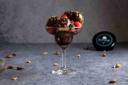 Chocolate sprinkle sundae