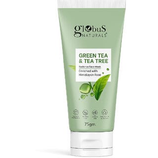 Green Tea  Tea Tree Radiance Face Wash Enriched with Himalayan Rose Ayurvedic Preparation Paraben Free Gentle  Mild Suitable for Normal to Oily Skin 75 gm