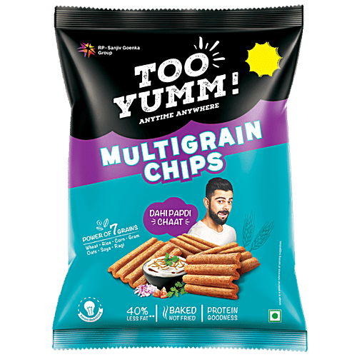 Too Yumm! Multigrain Chips - Dahi Papdi Chaat, 25 g