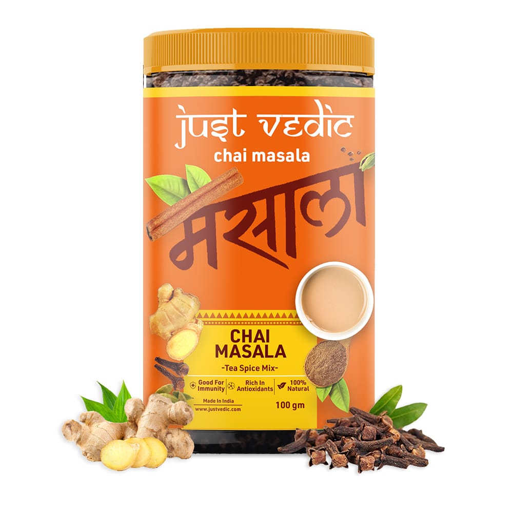 TEACURRY Chai Masala (100 Grams) - Chai Masala for Immunity, Cold and Body Pain