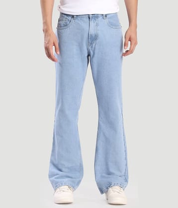 Bene Kleed Relaxed Clean Look Men's Jeans - Light Blue ( Pack of 1 )