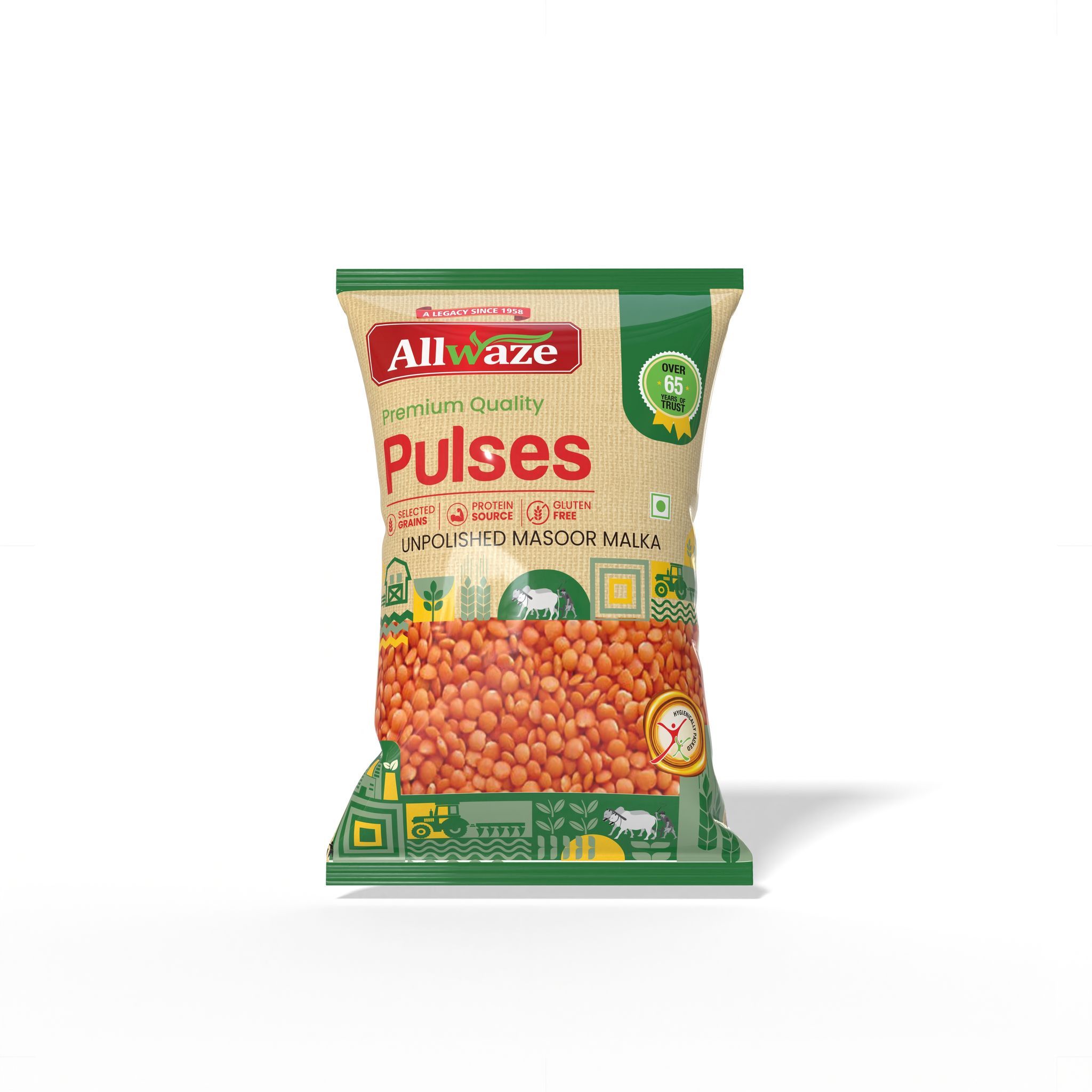 Allwaze Unpolished Masoor malka 500gram