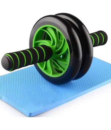 Ab Roller Set with Knee Mat for Gym Workout & Fitness Exercise (Pack of 1)