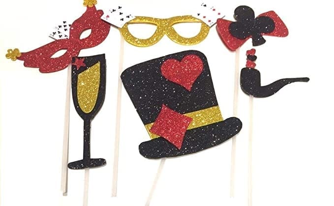 Photo Prop Card Party - 6PC - Party and Festive Needs | Buy online on ZillyBuy