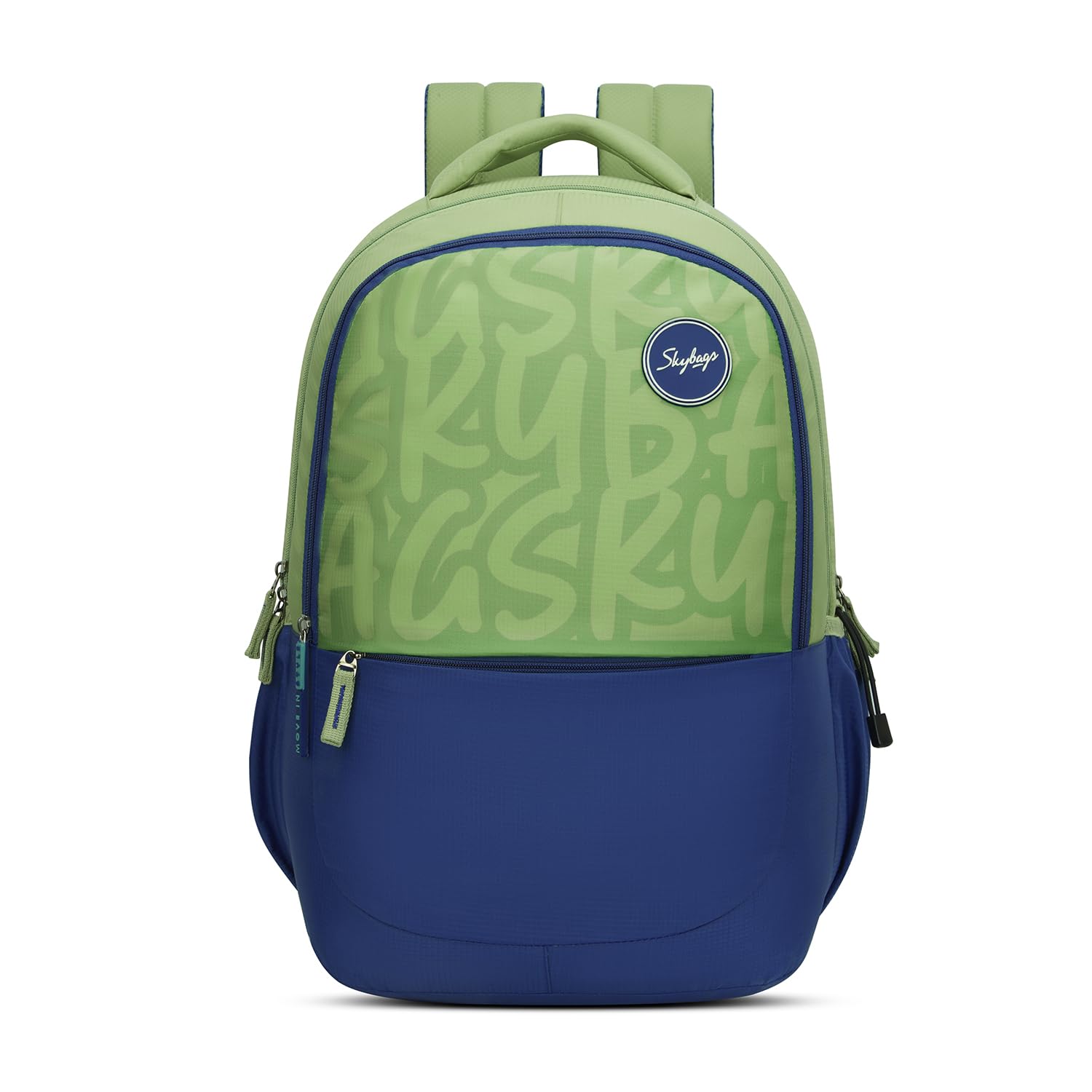 Klan Plus 37L Casual Backpack for Boys & Girls with 3 Compartments & Adjustable Shoulder Strap | Quick Access Front Pocket | Pencil Pouch | Perfect for School & Travel- Unisex