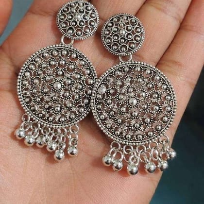 Silver Oxidise Earing