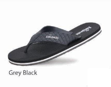 BAHAMAS BH129 Grey Black G No 6 Mens Hawai