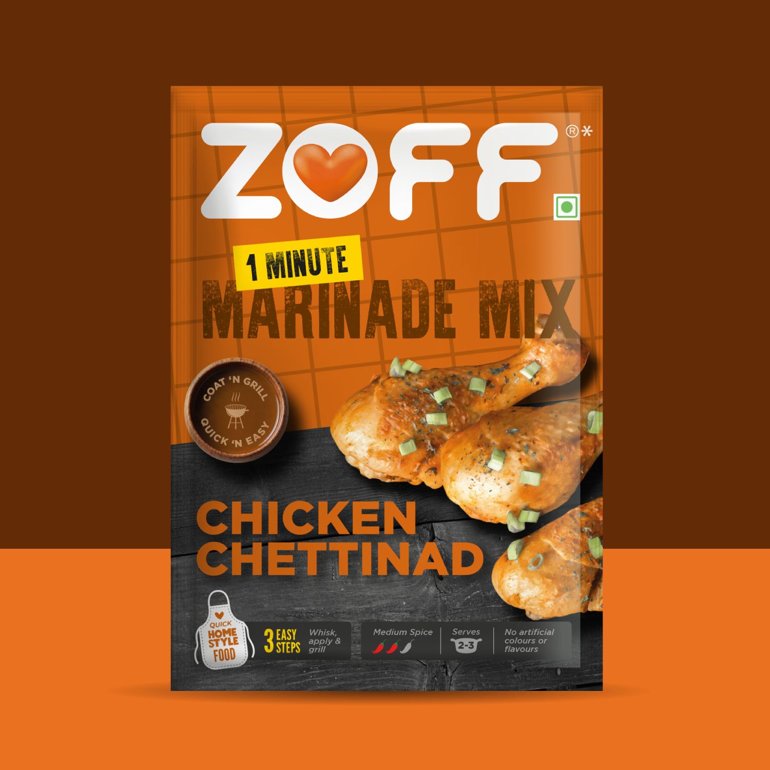 ZOFF 1 Minute Marinade Mix | Chicken Chettinad