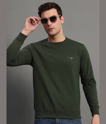 XYRIS Cotton Blend Round Neck Men's Sweatshirt - Wine ( Pack of 1 )