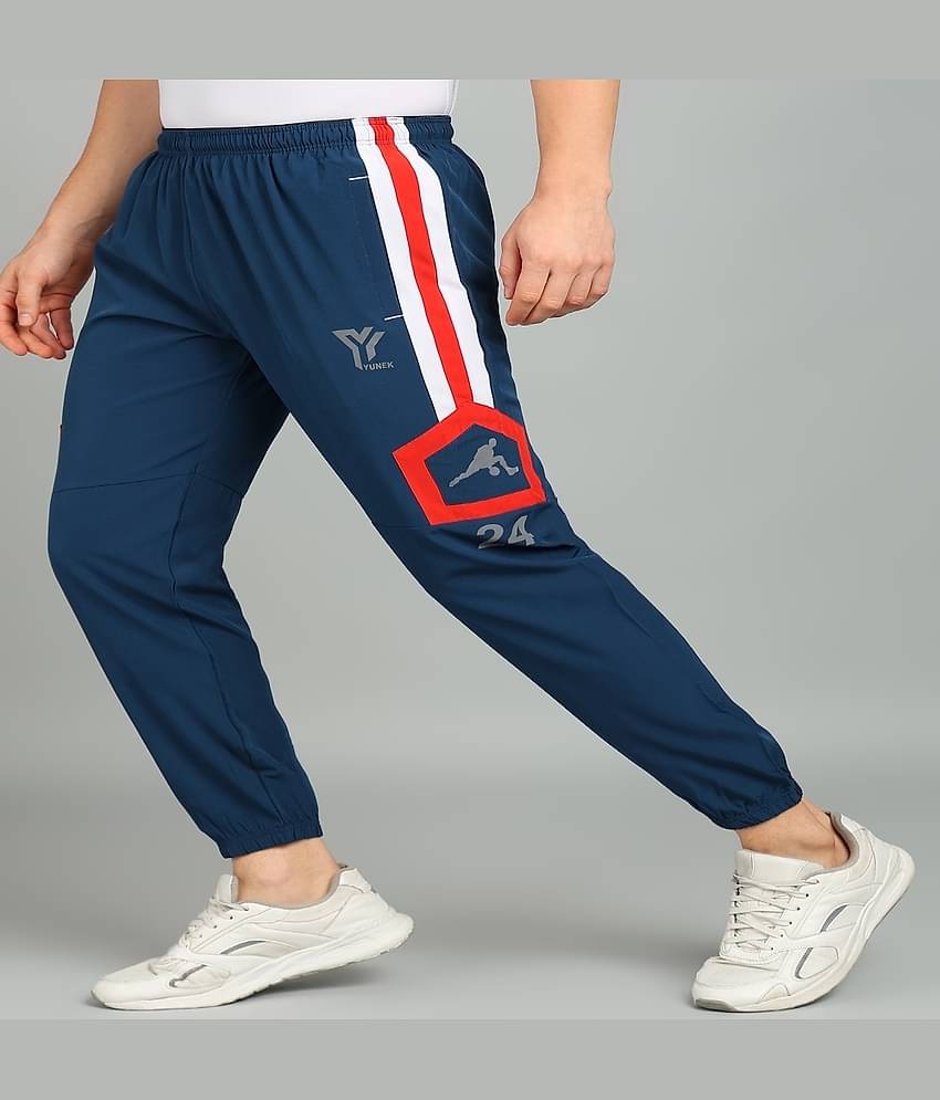 YUNEK Blue Polyester Men's Trackpants ( Pack of 1 )