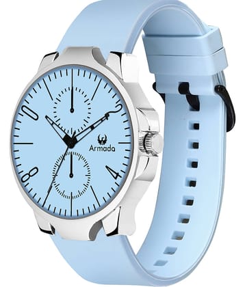 Armado Blue Silicon Analog Men's Watch