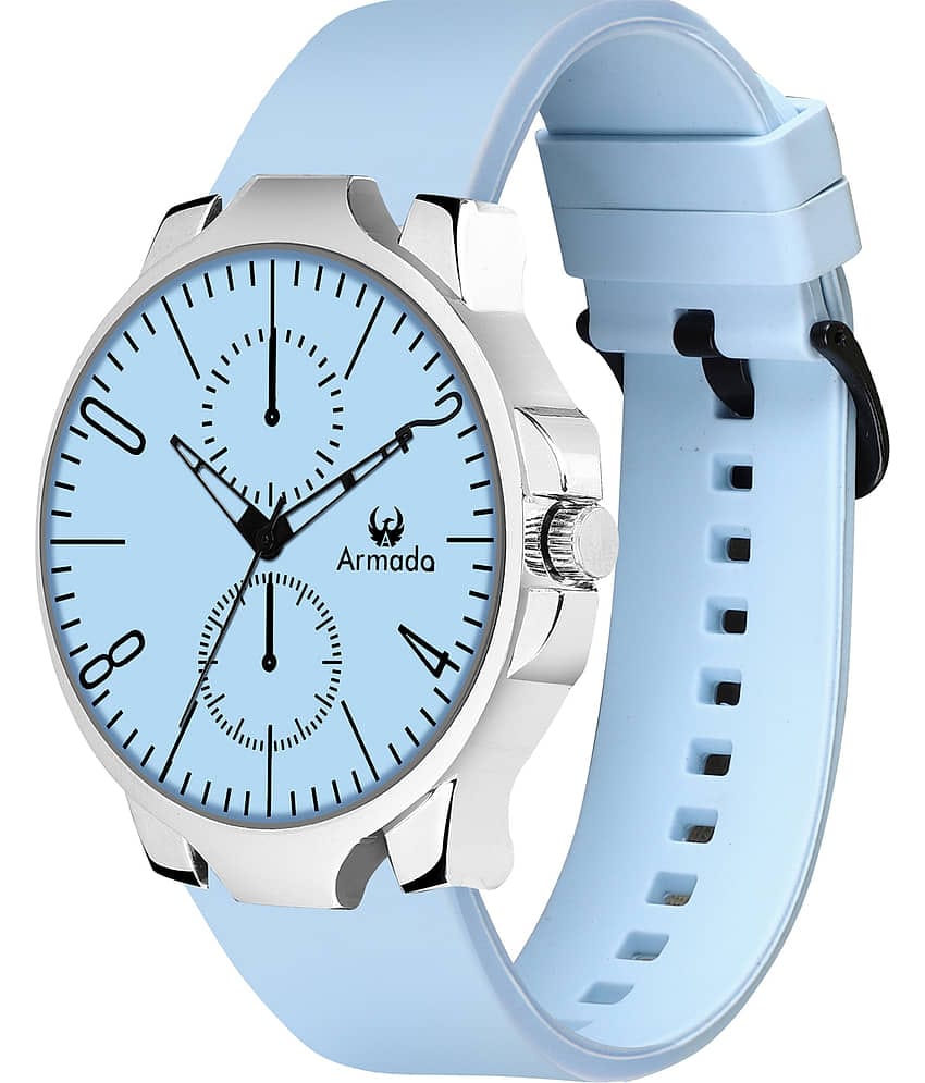 Armado Blue Silicon Analog Men's Watch