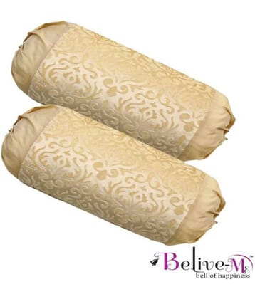 Belive-Me Set of 2 Velvet Bolster Covers