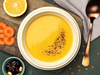 Spiced Carrot & Orange Soup