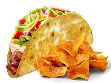 Crunchy Wheat Taco Pinto Bean + Seasoned Nachos